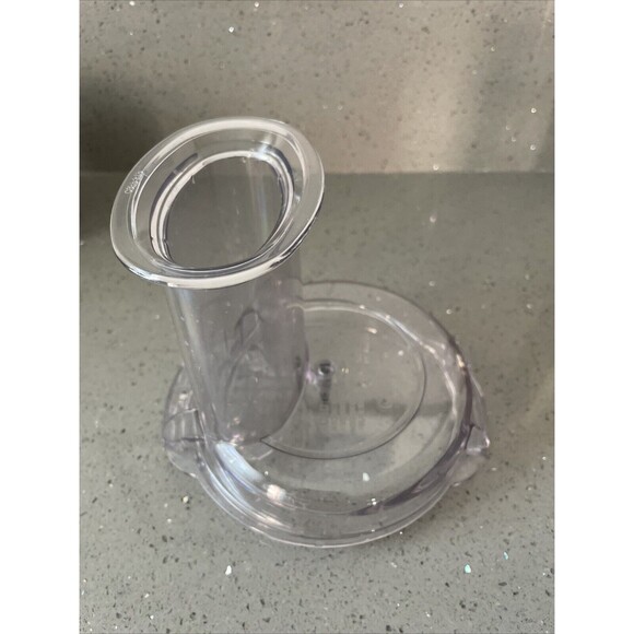 Cuisinart Food Processor Lid Replacement Parts CBFP-10 Cover + CBFP-FTP Pusher - Picture 1 of 9